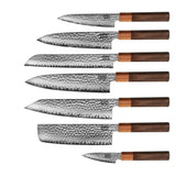 Kigami Exclusive Damascus 7-piece knife set