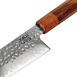 Shinrai Knives - Kigami Exclusive Damascus 4-delige set - Koksmes + Broodmes + Nakiri + Schilmes