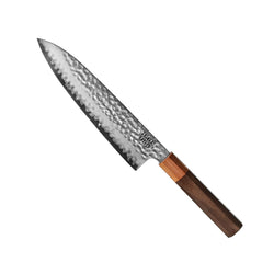 Shinrai Knives - Kigami Exclusive Damascus 5-piece set - Chef's knife + Bread knife + Nakiri + Office knife + Paring knife