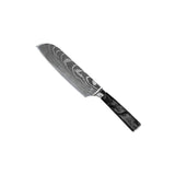 DAMASCUS PRINT ONYX EPOXY - 9 PIECE KNIFE SET