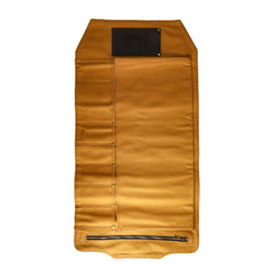 Shinrai Knives - Premium Canvas &amp; Leather Knife Roll - Brown