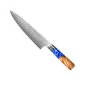 Epoxy Sapphire - Damascus Chef's knife 20 cm