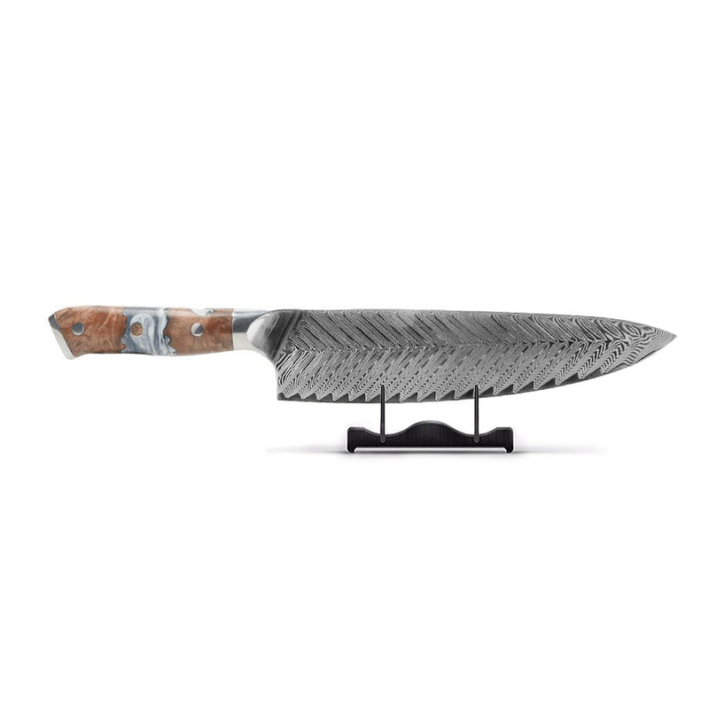 Shinrai Knives - Eclipse Series Damascus Chef's Knife 20 cm