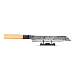 Shinrai Knives - Takumi Kaza Damascus Bread Knife 20 cm