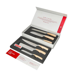 Shinrai Knives - Akari Damascus Print 6-piece knife set