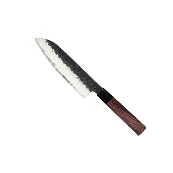 Shinrai Knives - Kurayami Damascus Santoku knife 18 cm
