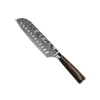 Quality Damascus print - Santoku knife
