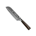 Quality Damascus print - Santoku knife 18 cm