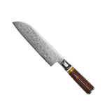 Micarta Jewels 2-Piece Damascus Knife Set - Chef's Knife + Santoku