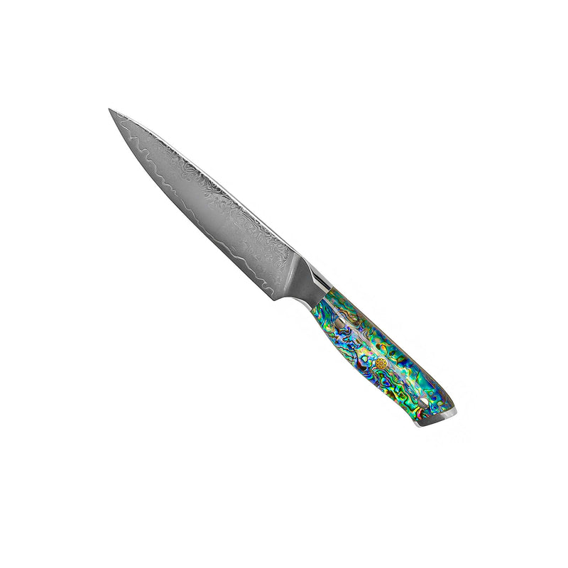 MOTHER OF PEARL JEWELS SERIES 5 PIECE DAMASCUS KNIFE SET