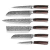 Hammered Stainless Steel Series - 6-piece Knife Set