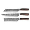 HAMMERED STAINLESS STEEL SERIES - 3-PIECE KNIFE SET