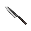 Shinrai Knives - Blackout Edition Damascus Santoku knife 18 cm