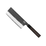 Shinrai Knives - Blackout Edition Damascus Nakiri knife 18 cm