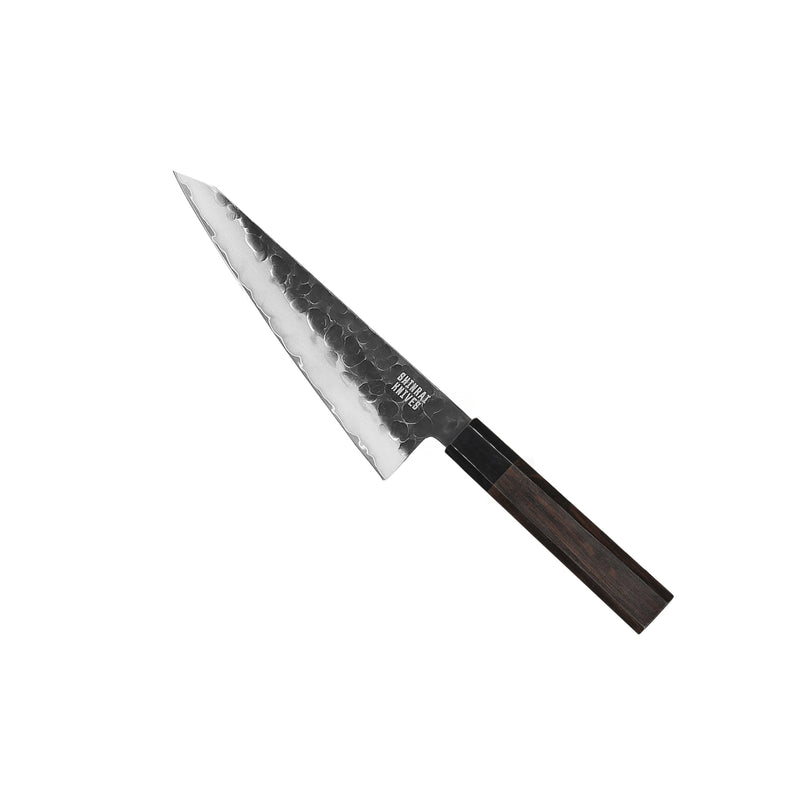Shinrai Knives - Blackout Edition Damascus Honesuki 15 cm