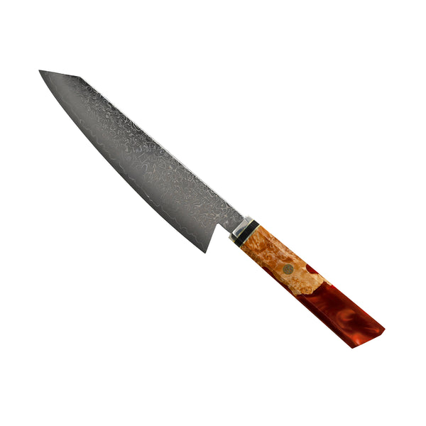 SPECIAL EDITION - RUBY OCTAGON DAMASCUS KIRITSUKE 23 CM