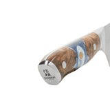 Shinrai Knives - Eclipse Series Damascus Santoku Knife 18