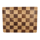 Shinrai Knives - Chess Cutting Board Acacia Wood - 40 x 30 x 4.5 cm
