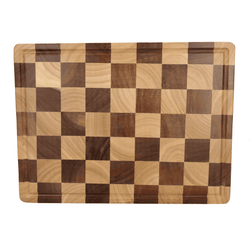 Shinrai Knives - Chess Cutting Board Acacia Wood - 40 x 30 x 4.5 cm