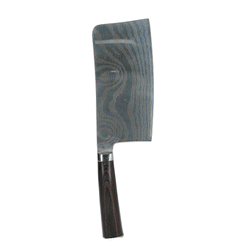 Shinrai Knives - Damascus Print Chinese Chef's Knife 18 cm