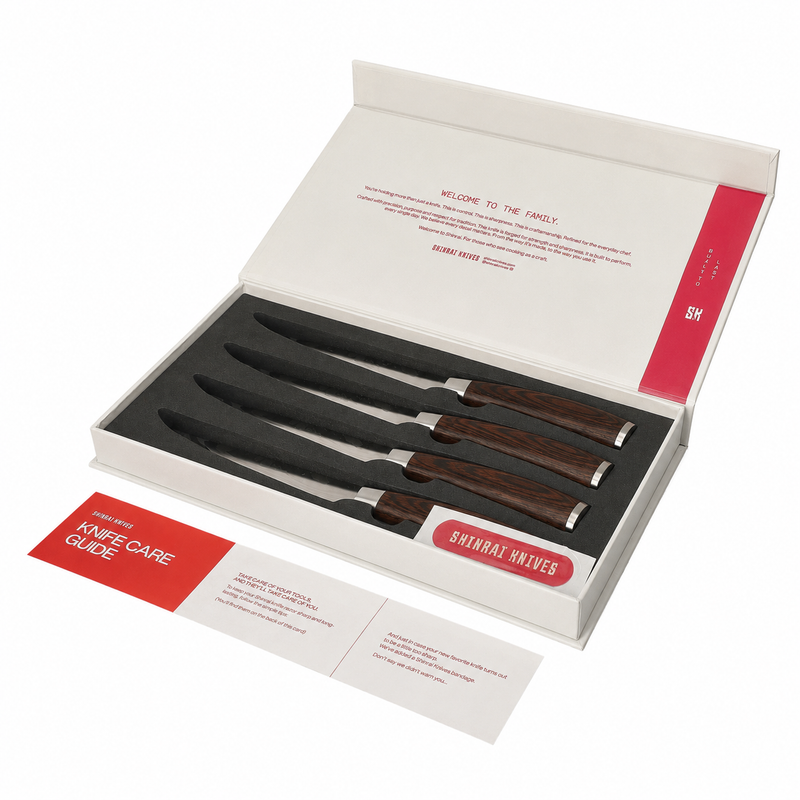 Damascus Print 4 Steak knives