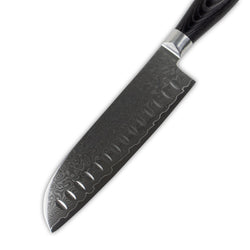 Damascus Pakka Wood Series - Santoku Knife