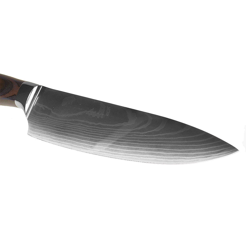 Shinrai Knives - Damascus Print 3-delige Outdoor Messenset
