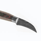 Shinrai Knives - Damascus Print 3-Piece Outdoor Knife Set