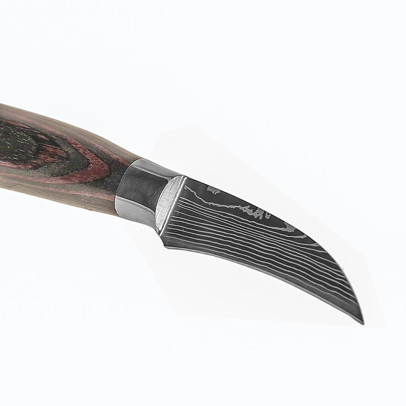 Shinrai Knives - Damascus Print 3-delige Outdoor Messenset