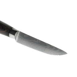 Shinrai Knives - Damascus Print 4 Steak knives