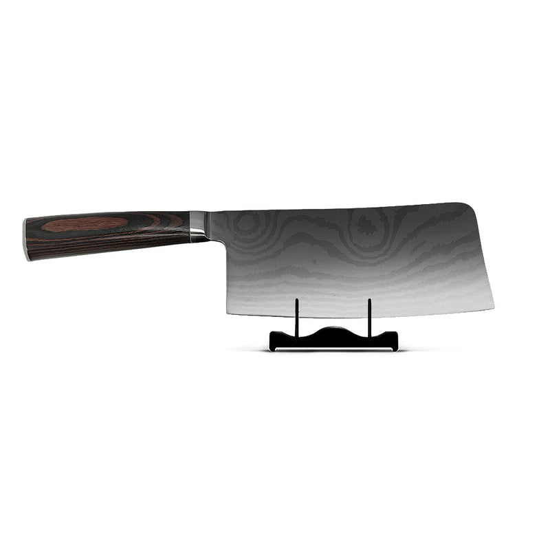 Damascus Print Chinese Chef's Knife 18 cm