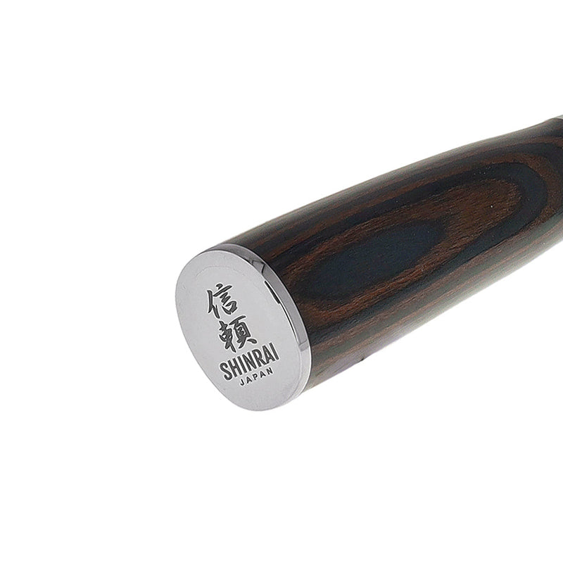 Shinrai Knives - Damascus Print Chinese Chef's Knife 18 cm