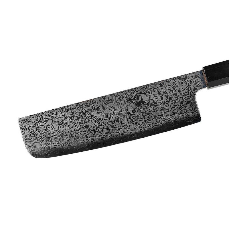 Takumi Kaza Damascus Nakiri Knife 18 cm