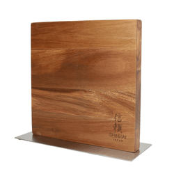 Shinrai Knives - Magnetic Knife Block Cito Double Sided - Acacia Wood