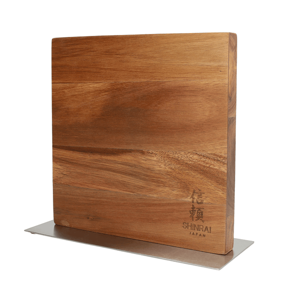 Shinrai Japan - Magnetic Knife Block Cito Double Sided - Acacia Wood