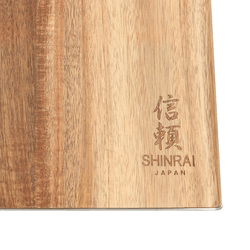 Shinrai Knives - Magnetic Knife Block Cito Single Sided - Acacia Wood