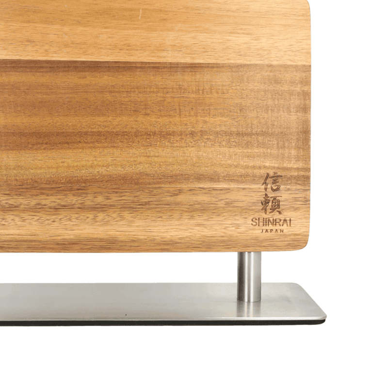 Shinrai Knives - Magnetic Knife Block Punch - Acacia Wood