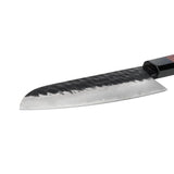 Shinrai Knives - Kurayami Damascus Santoku knife 18 cm