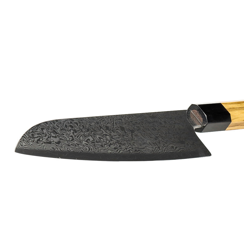 Takumi Kaza Damascus Santoku Knife 18 cm