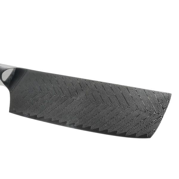 Shinrai Knives - Eclipse Series Damascus Nakirimes 18 cm