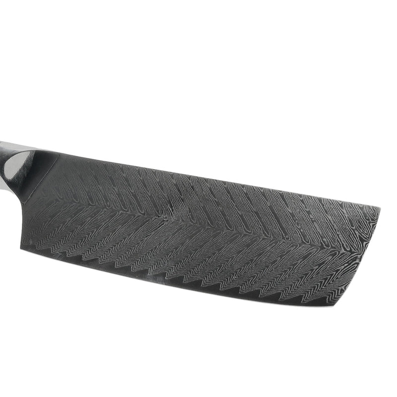 Shinrai Knives - Eclipse Series Damascus Nakirimes 18 cm
