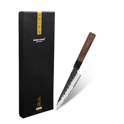 Shinrai Knives - Kurayami Damascus Paring Knife 13 cm
