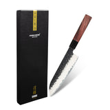 Shinrai Knives - Kurayami Damascus Santoku knife 18 cm