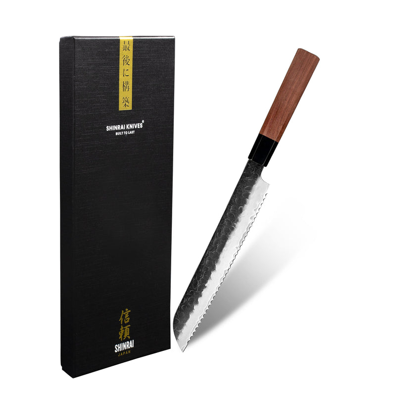 Kurayami Damascus Bread Knife 20 cm