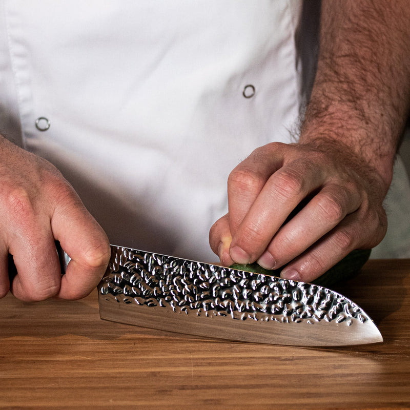 Hammered Stainless Steel Series 6-piece Knife Set