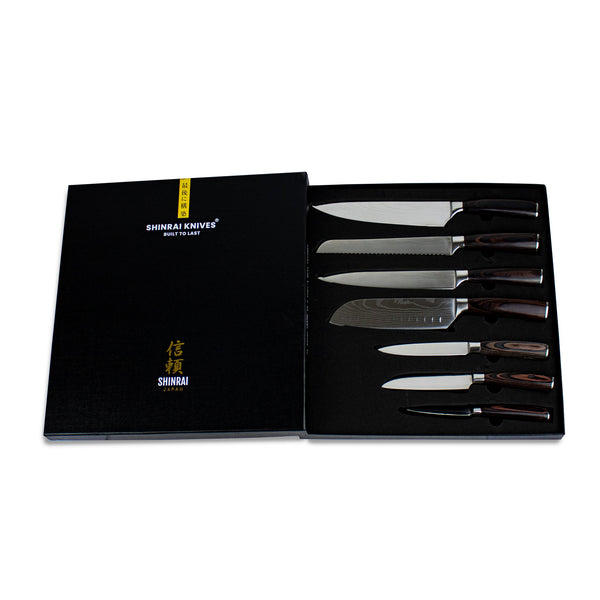 Quality Damascus Print Knives