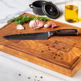 Quality Damascus print - Chef knife