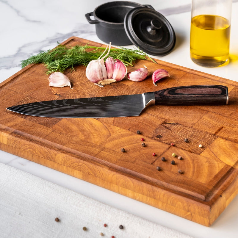 Quality Damascus print - Chef knife