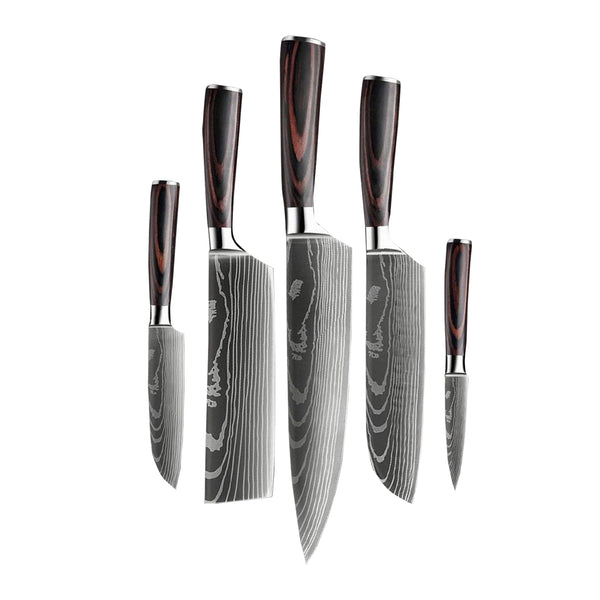 Japanese Damascus Print Series - 5-piece set 1