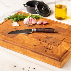 Damascus print series - Small Santoku knife (13cm)